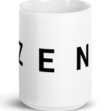 ZEN. White Glossy Mug