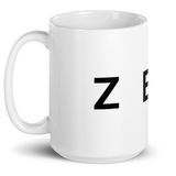ZEN. White Glossy Mug